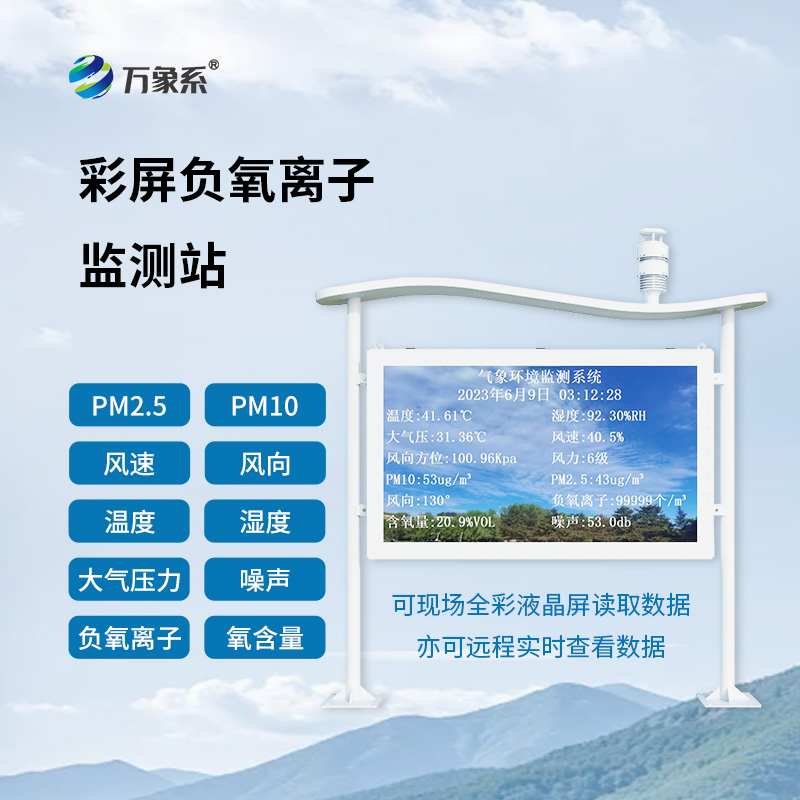 高智能一體化負氧離子監測站