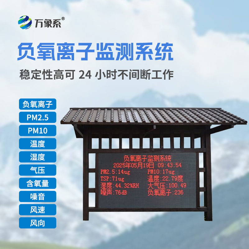 公園負氧離子監測系統